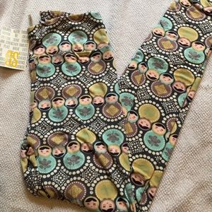 OS LuLaRoe Leggings Russian Dolls